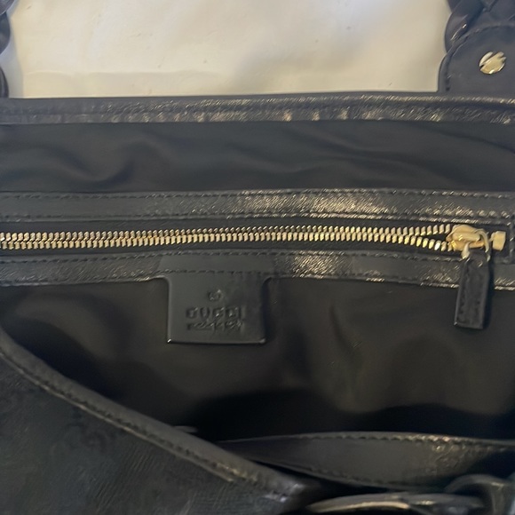 Black Gucci monogram shoulder bag - Picture 7 of 7